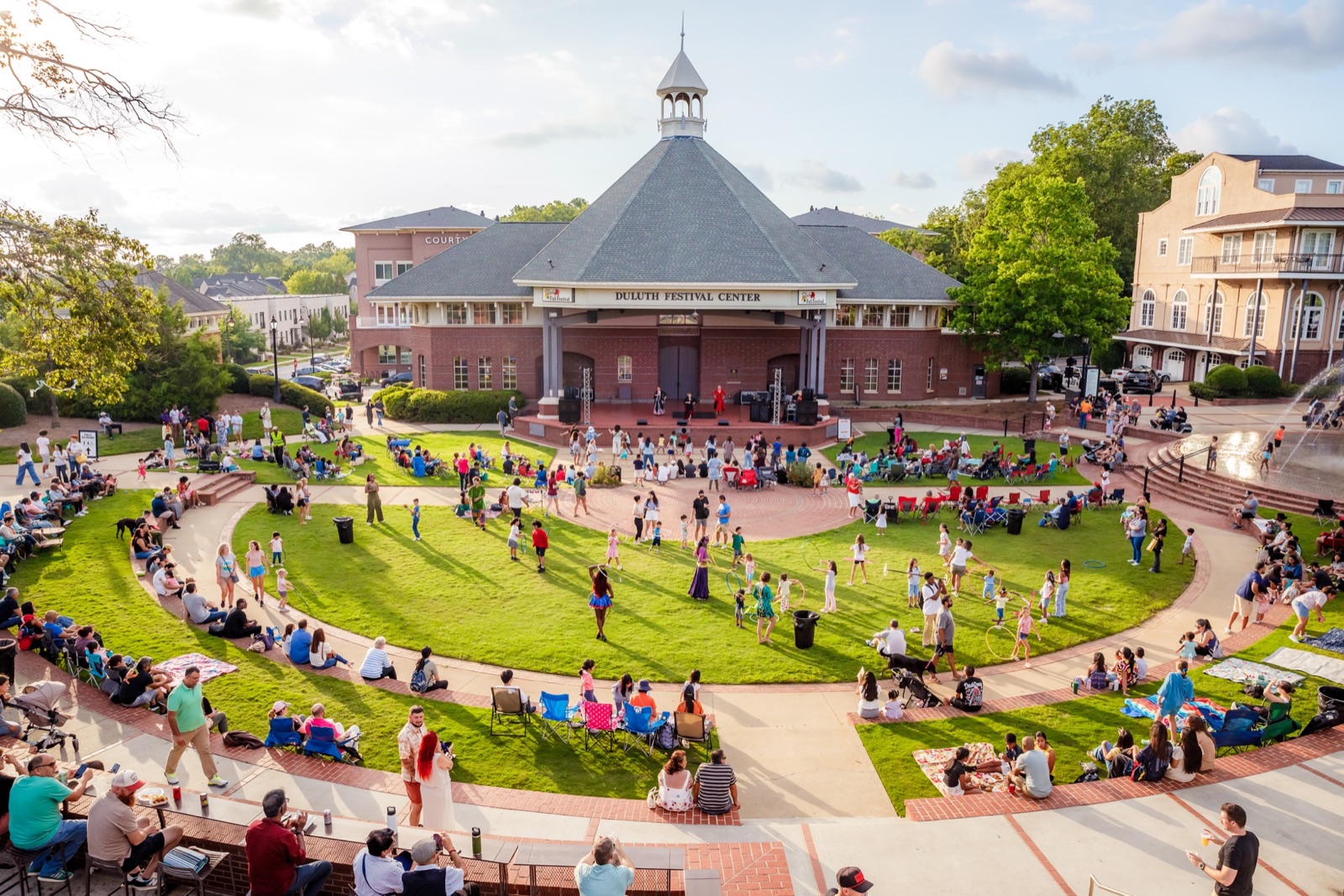 Duluth Festival Center and Town Green amphitheater