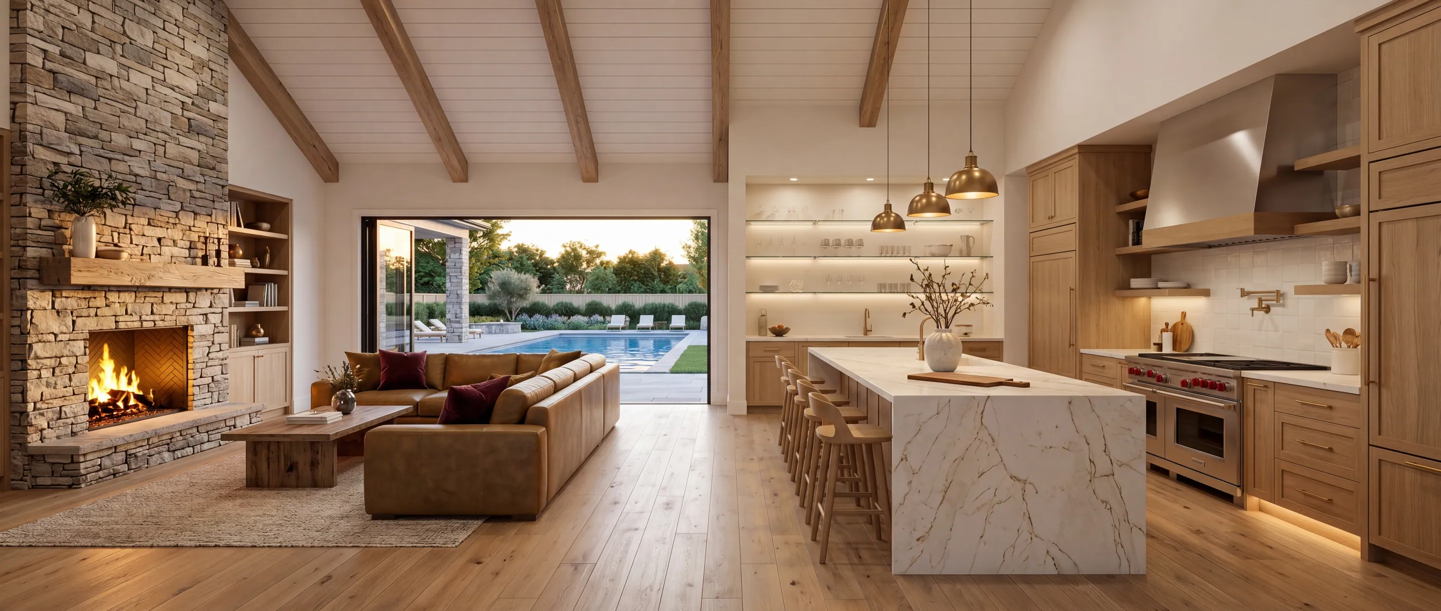 Updated kitchen interior